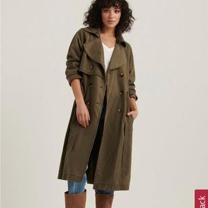 Lucky brand The Relaxed Trench Coat Jacket